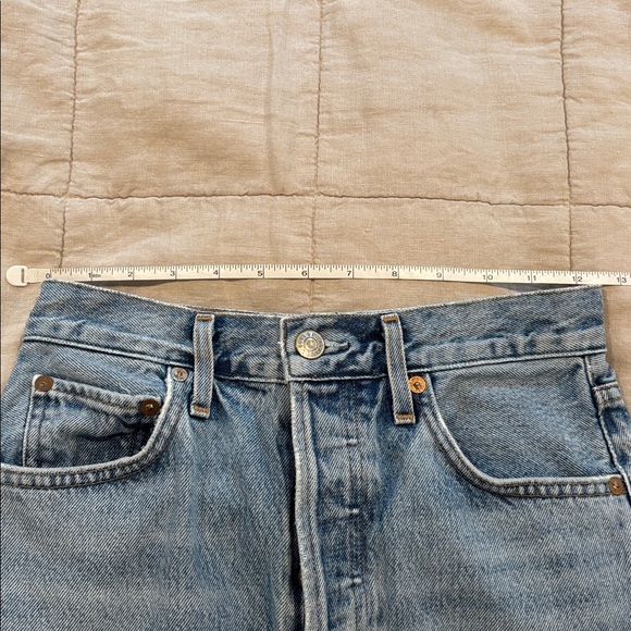 Agolde Riley High Rise Straight Crop Jeans - Picture 5 of 8